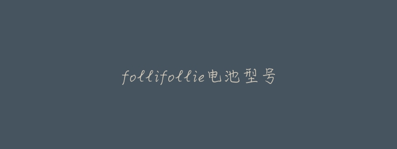 follifollie電池型號(hào)