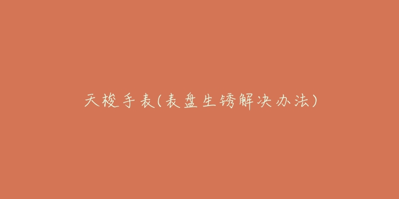 天梭手表(表盤(pán)生銹解決辦法)