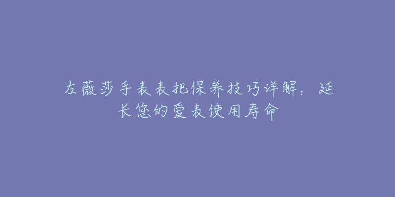 左薇莎手表表把保養(yǎng)技巧詳解：延長您的愛表使用壽命